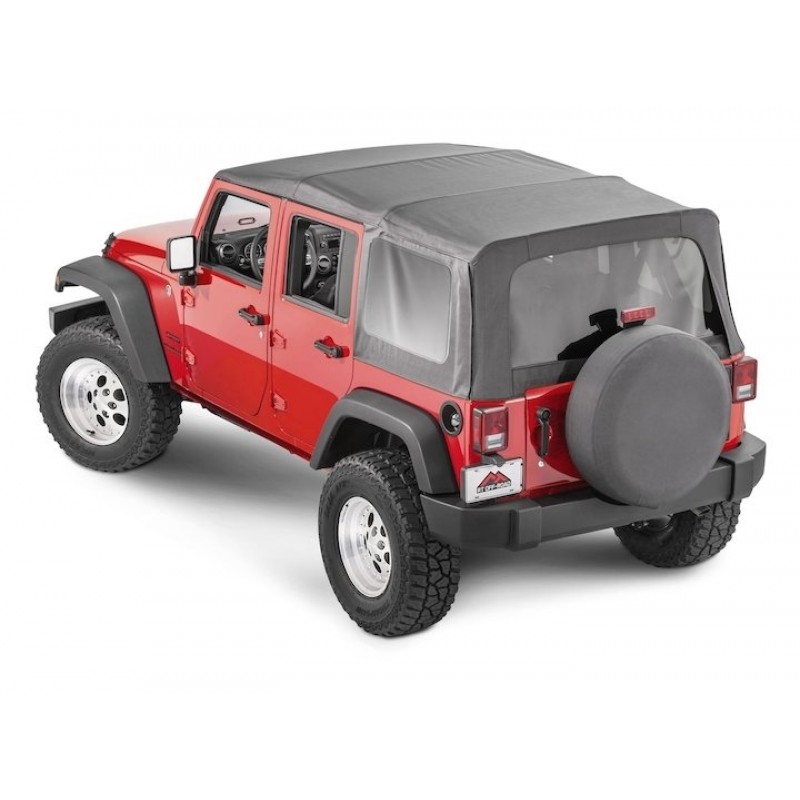 RT Off-Road Replacement Soft Top (Black Diamond) for 2007-2009 Jeep  Wrangler JK Unlimited 4-Door | Best Prices & Reviews at Morris 4x4