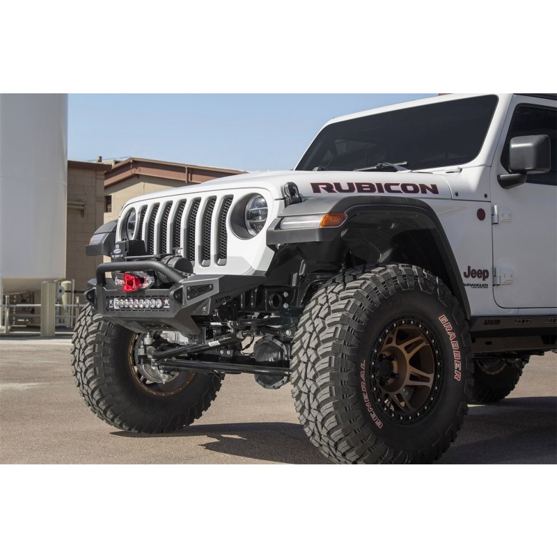 Addictive Desert Designs Rock Fighter Front Winch Bumper for Jeep Wrangler  JL and Gladiator JT (Low Profile Top Hoop) | Best Prices & Reviews at  Morris 4x4