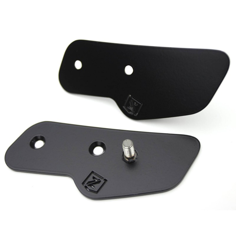 ZROADZ A Pillar LED Bracket - To Mount (2) 3" or Similar Style LED Pod Lights for 2021+ Ford Bronco - Black, Mild Steel