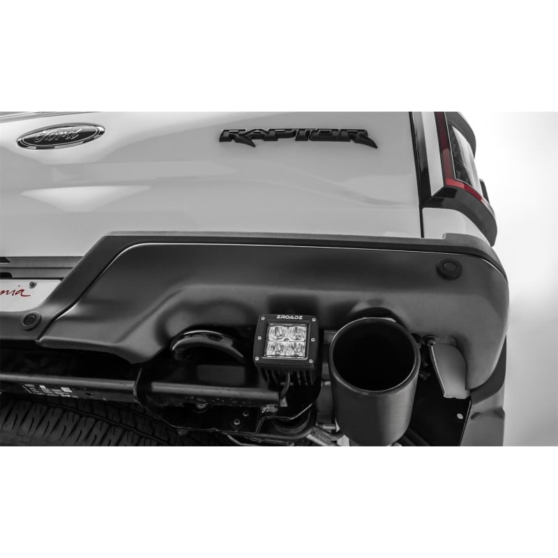 ZROADZ Rear Bumper LED Kit, Black, Mild Steel, Bolt-On, Includes (2) 3 Inch ZROADZ LED Pod Lights and Universal Wiring H