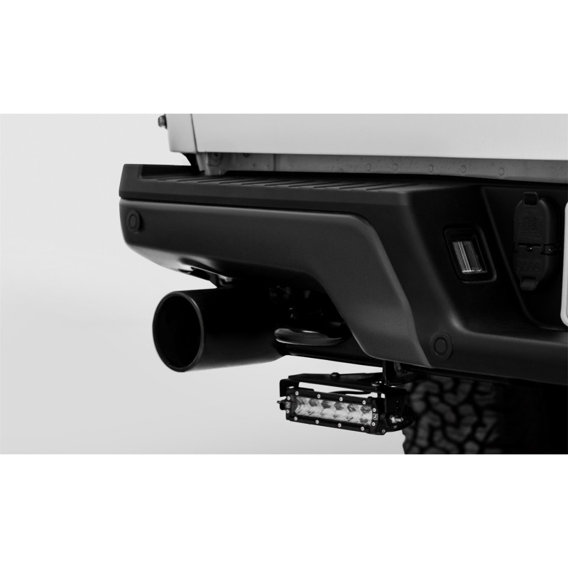 ZROADZ Rear Bumper LED Kit, Black, Mild Steel, Bolt-On, Includes (2) 6 Inch ZROADZ LED Straight Single Row Slim Light Ba