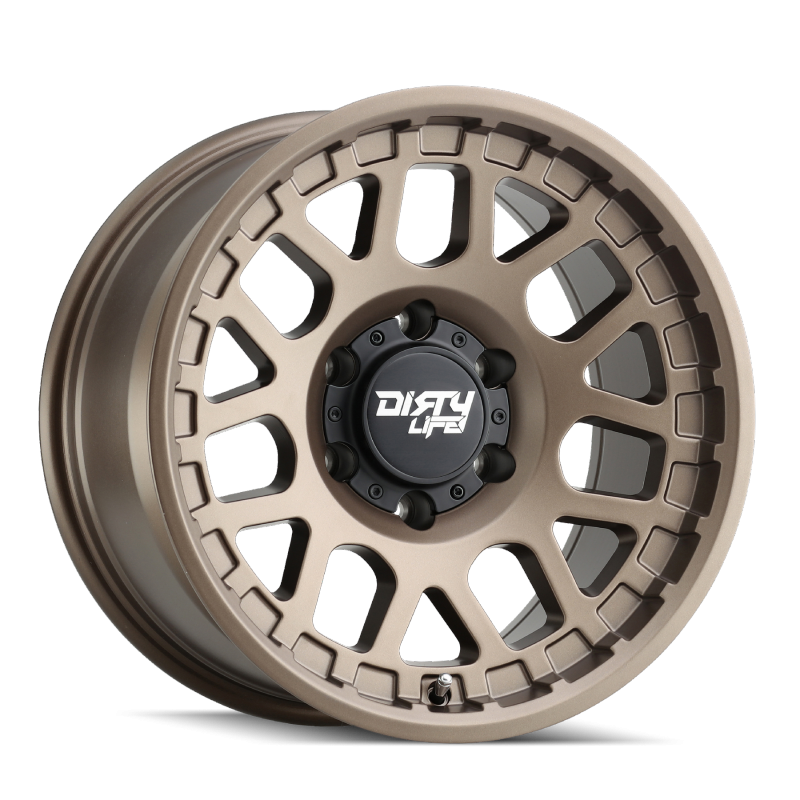 Dirty Life Mesa 9306 Series Wheel, 17"X9", 6X5.5 Bolt Pattern, 4.53" Back Spacing - Dark Bronze
