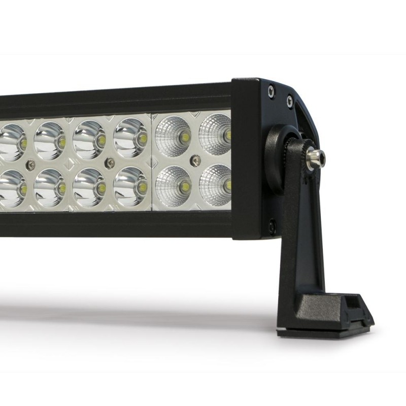 DV8 Off-Road 20" Dual Row LED Light Bar with Chrome Face, 120W Flood/Spot 3W