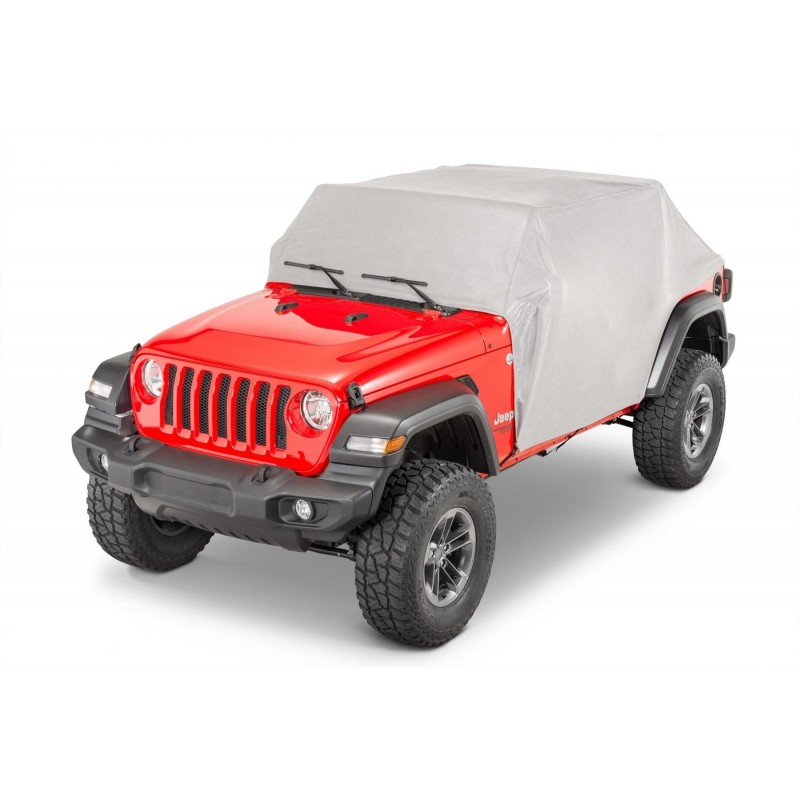 MasterTop 5-Layer Full Door Cab Cover for 2018-Up Jeep Wrangler JL 4-Door -  Gray (All Top/Top Hardware Removed) | Best Prices & Reviews at Morris 4x4