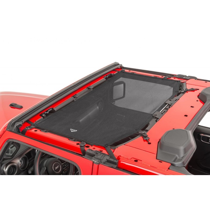 MasterTop ShadeMaker Freedom Mesh Bimini Top for Jeep Wrangler JL 2/4 Door  - Black | Best Prices & Reviews at Morris 4x4