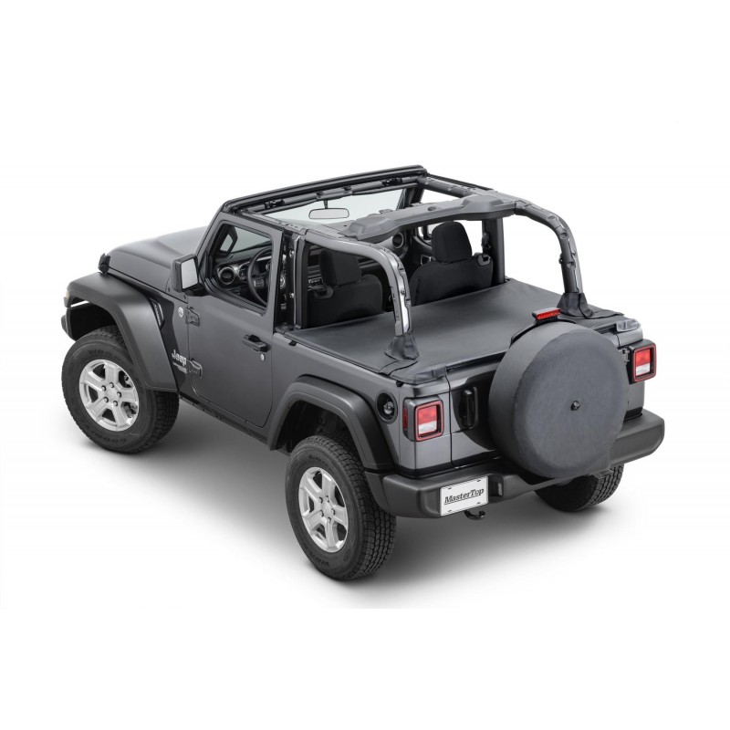 MasterTop Tonneau Cover for Jeep Wrangler JL 2 Door HardTop Models - Black  Diamond | Best Prices & Reviews at Morris 4x4