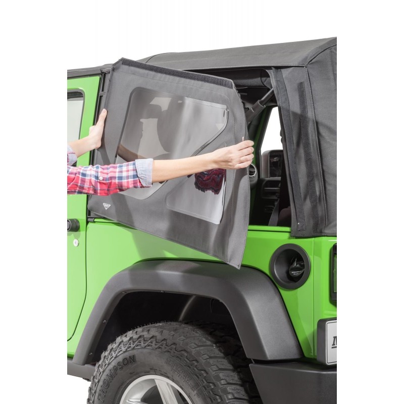 MasterTop Replacement Window for 07-18 Jeep Wrangler JK 2 Door with Mopar  Factory Top (Passenger Side) - Diamond | Best Prices & Reviews at Morris 4x4