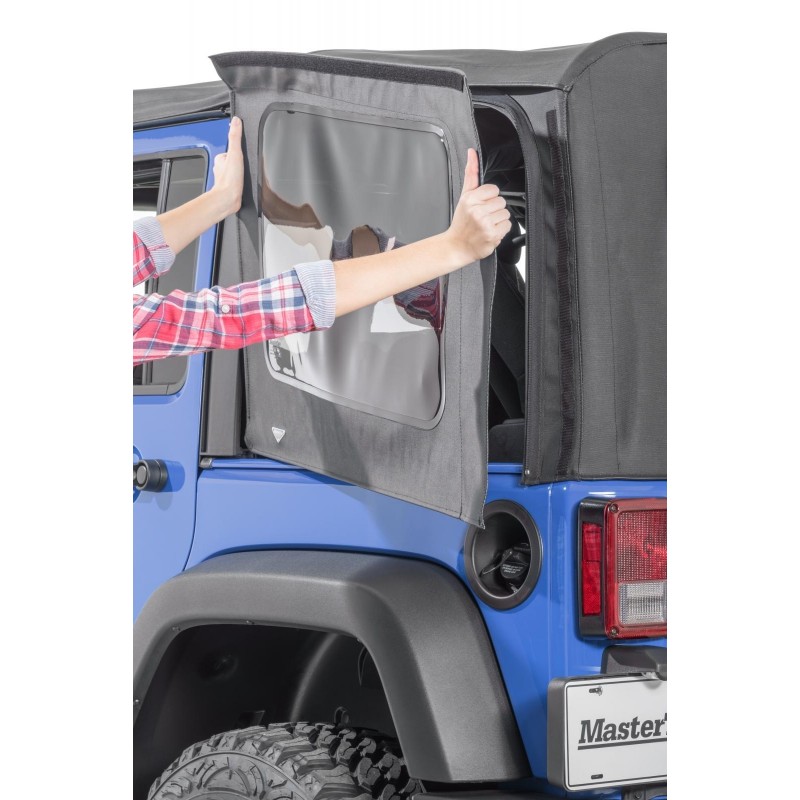 MasterTop Replacement Window for 07-18 Jeep Wrangler JK 4 Door with Mopar  Factory Top (Passenger Side) - Diamond | Best Prices & Reviews at Morris 4x4