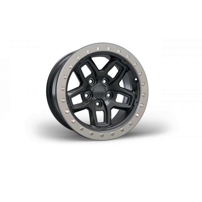 AEV Borah Wheel Without Ring for JL Wrangler and JT Gladiator - Onyx - 17x8.5