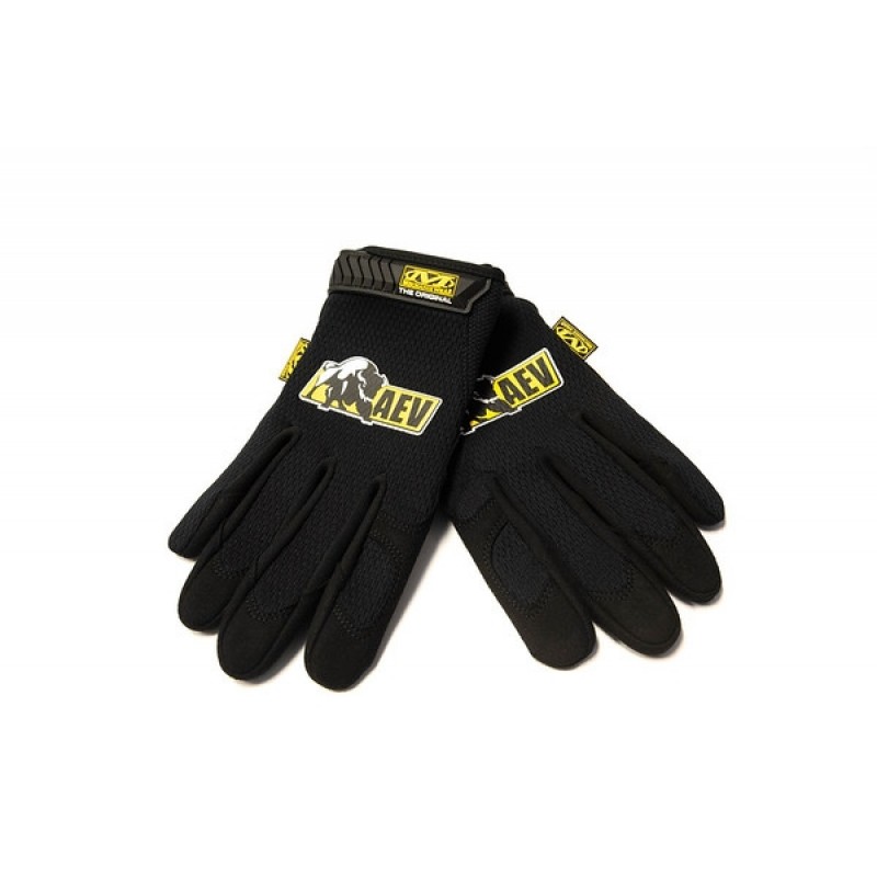 AEV XXL Work Gloves by Mechanix Pair- Black