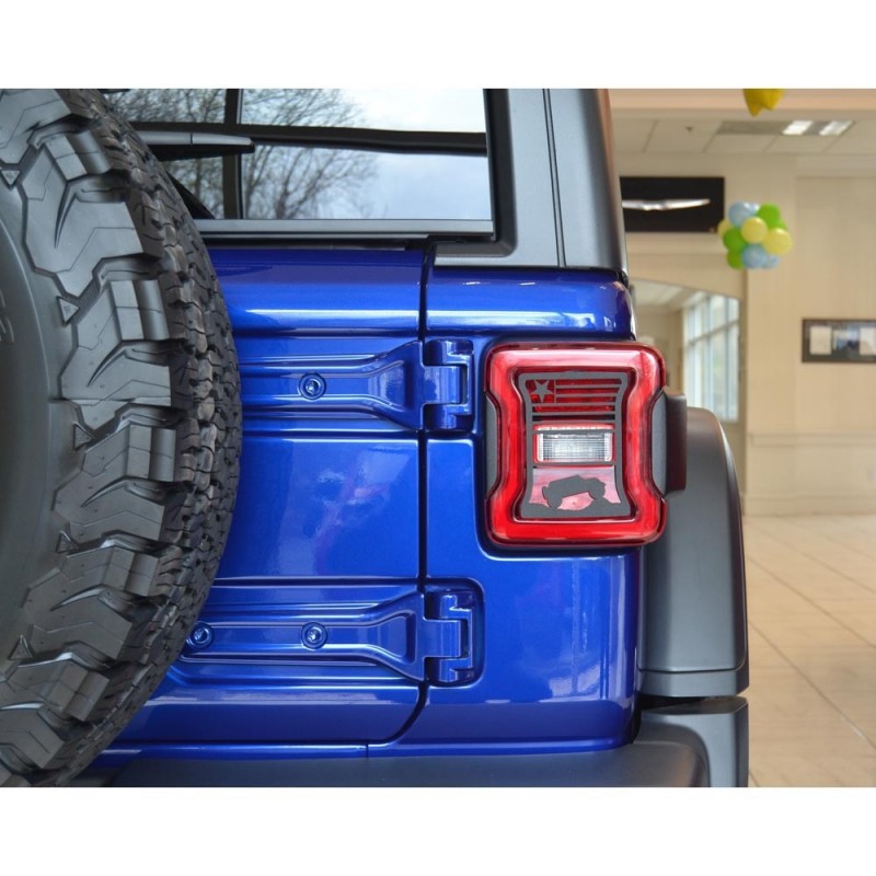 Jeep Tweaks Wrangler & American Flag Tail Light Guard - Powdercoat Black -  Pair | Best Prices & Reviews at Morris 4x4