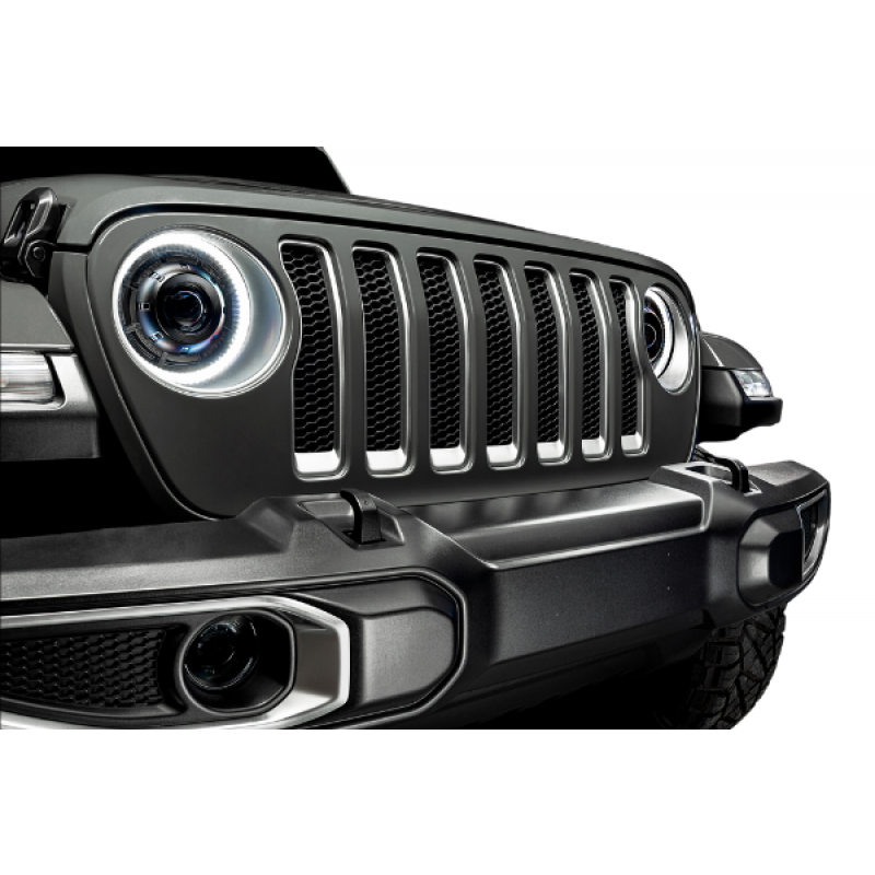 ORACLE Oculus Bi-LED Projector Headlights for JL / Gladiator JT - Graphite Metallic Bezel