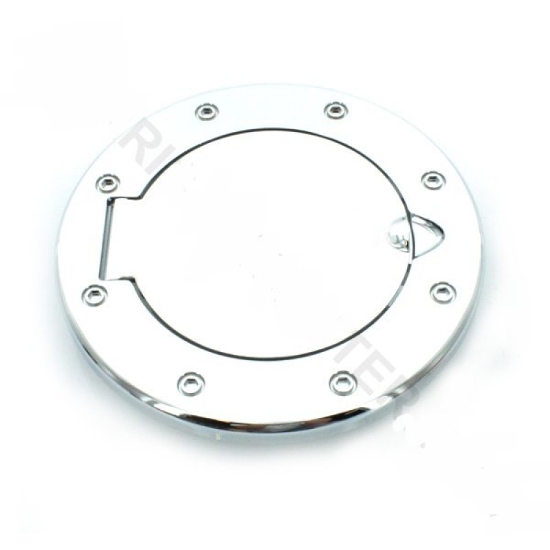 Rugged Ridge Non-Locking Gas Cap Door - Stainless Steel