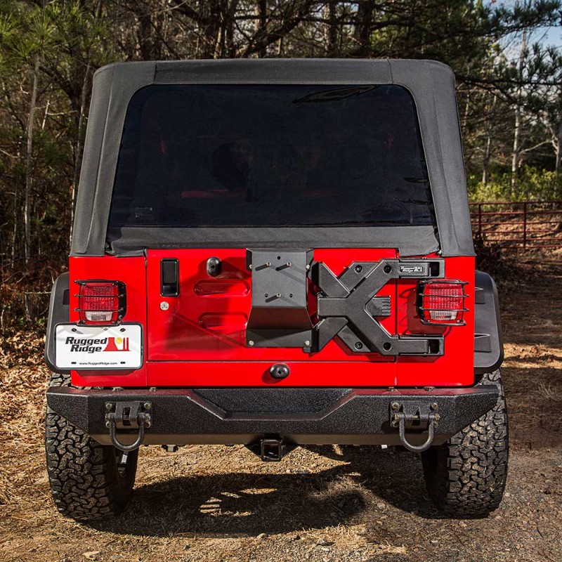 Rugged Ridge Spartacus Hd Tire Carrier Kit Best Prices Reviews At Morris 4x4