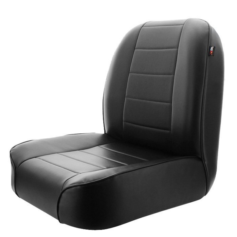 Rugged Ridge Low Back Front Bucket Seat, Black - Sold Individually