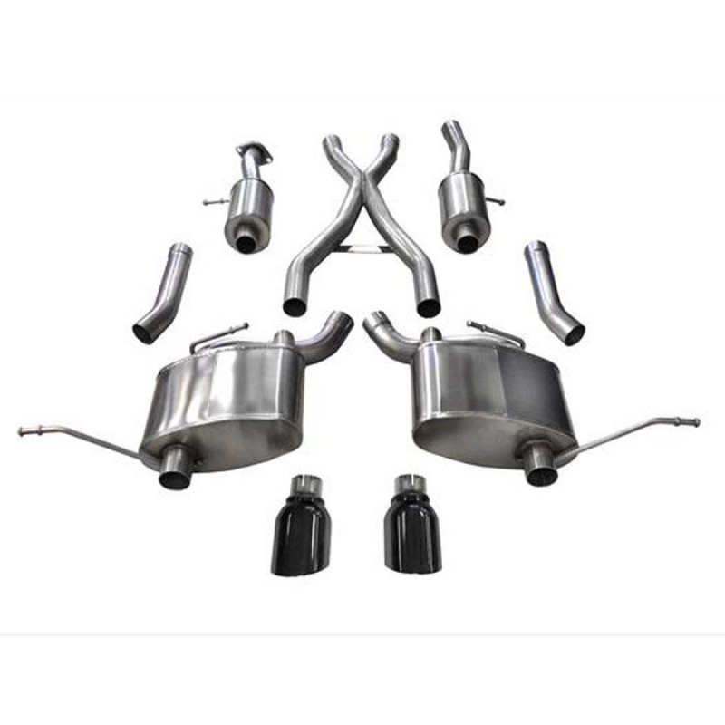 Corsa 2 5 Sport Cat Back Dual Exhaust System With Single Rear
