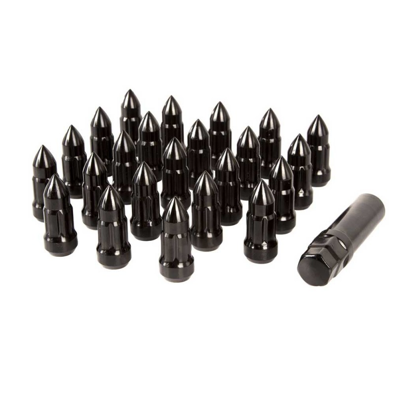 black lug nut set