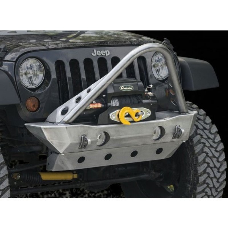 Lod Destroyer Shorty Front Bumper With Stinger Guard Bare Steel Best Prices Reviews At Morris 4x4
