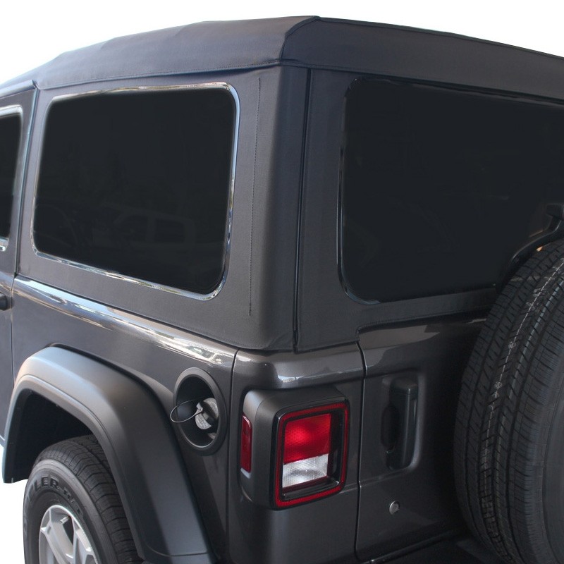 MOPAR Sunrider Design Soft Top Kit, 4 Door - Black Sailcloth