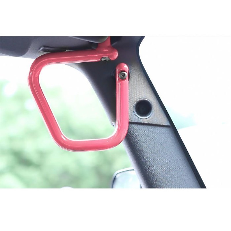 Steinjager Front & Rear Rigid Grab Handle Set, 4-Piece - Pinky