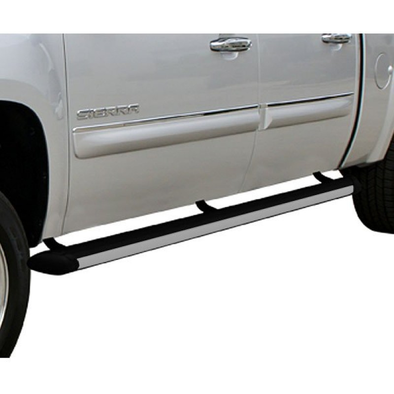 Rampage Patriot Aluminum Running Board 80" - Anodized Silver