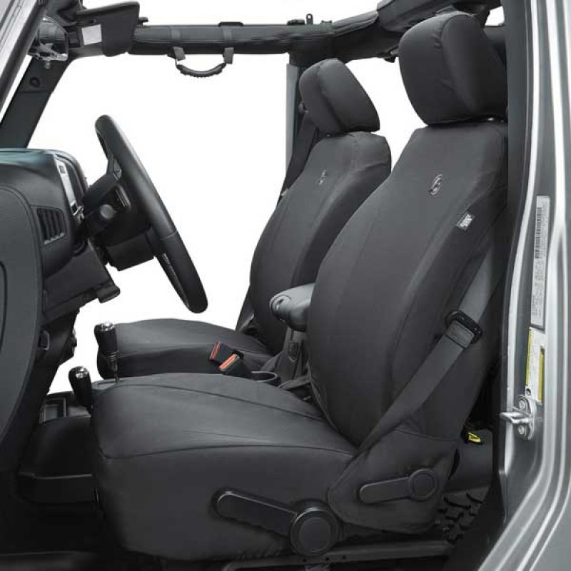 Bestop Custom Tailored Front Seat Covers - Black Diamond