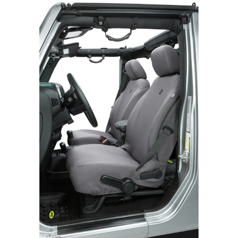 Bestop Custom Tailored Front Seat Covers, Charcoal - Pair - JL 4 Door