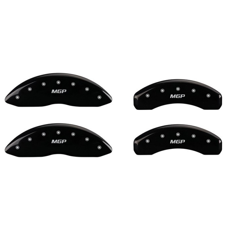 Mgp Front Rear Brake Caliper Covers Matte Black Powder Coat Finish With Engraved Silver Mgp Logo Set Best Prices Reviews At Morris 4x4
