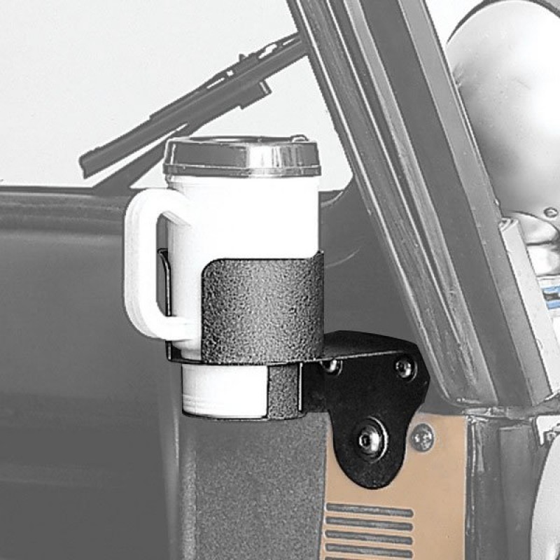 Rugged Ridge Beverage Cup Holder - Textured Black