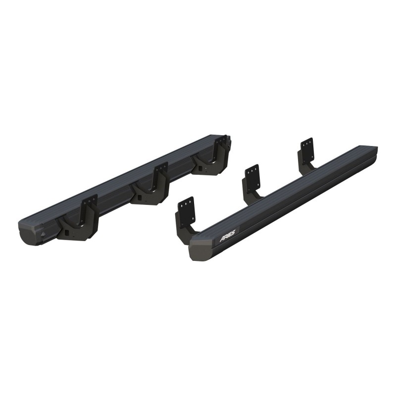 Aries Automotive ActionTrac Powered Running Boards, Black Powder Coat - Pair