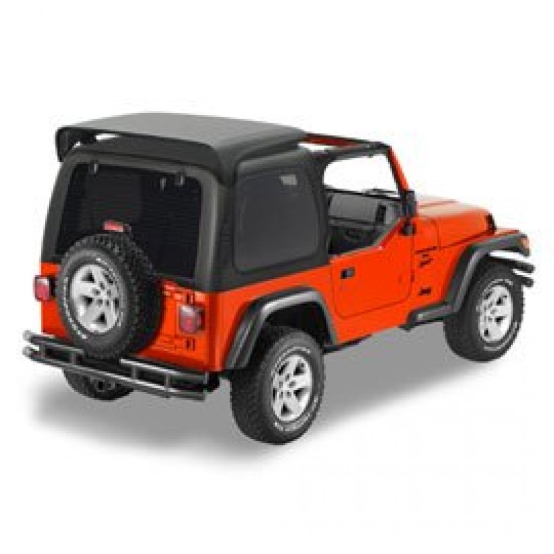 2 Piece Hardtop W Out Upper Doors Black 41509 01