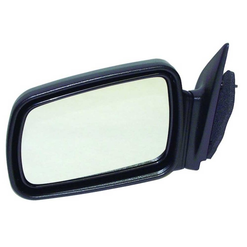 Crown Left Side Manual Mirror, Black - Sold Individually