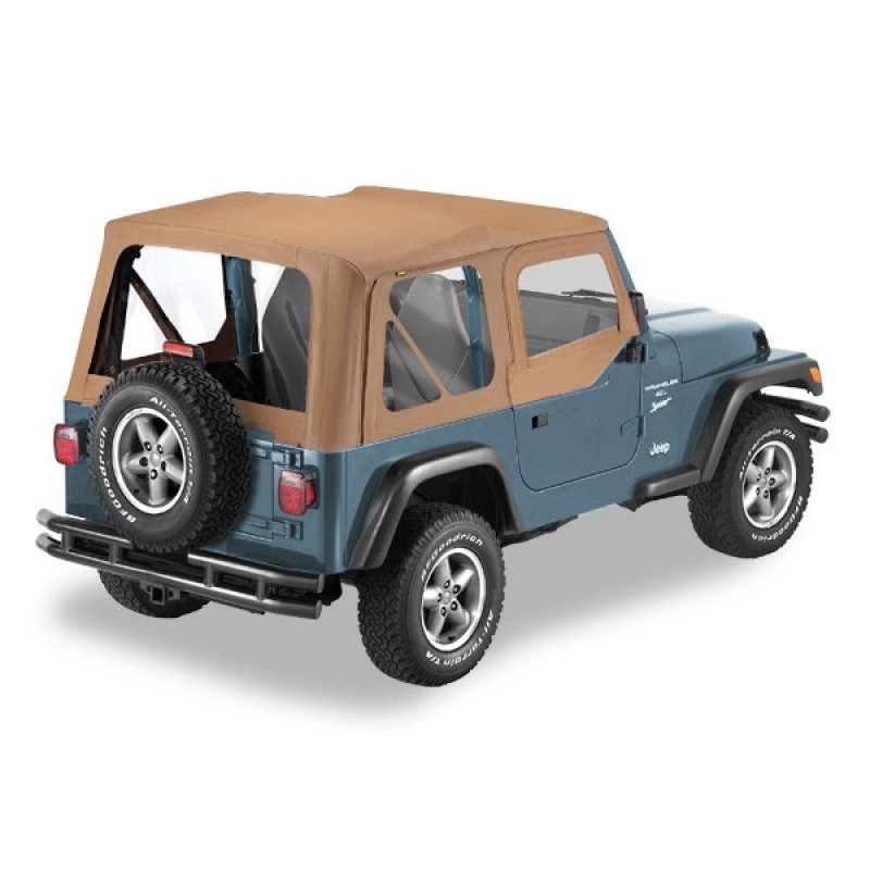 Pavement Ends Replay Soft Top with Clear Windows and Upper Door Skins, Spice