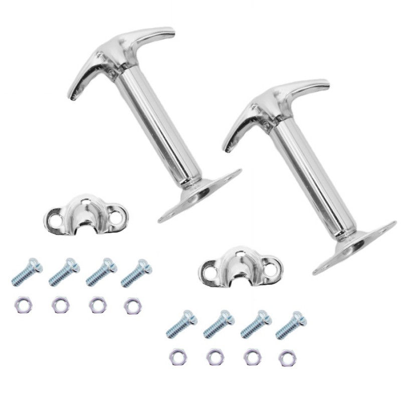 Chrome Hood Latch Kit - Bestop