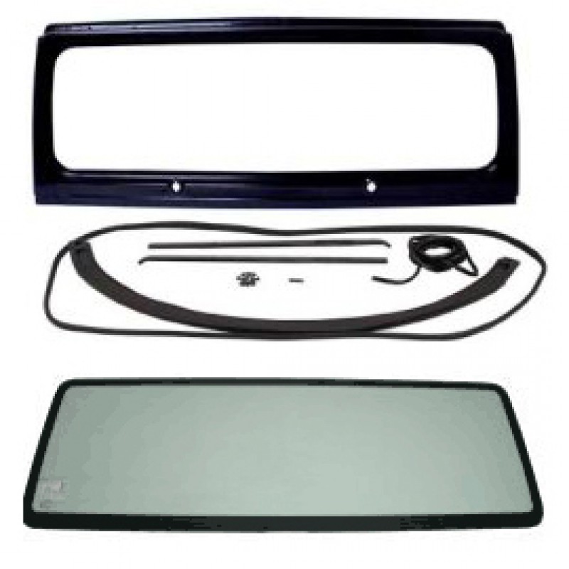 Jeep Windshield Frame Kit With Windshield Glass 55020432kw