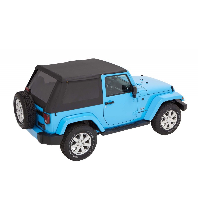 Bestop Trektop NX Soft Top with Tinted Side & Rear Windows - Black Diamond