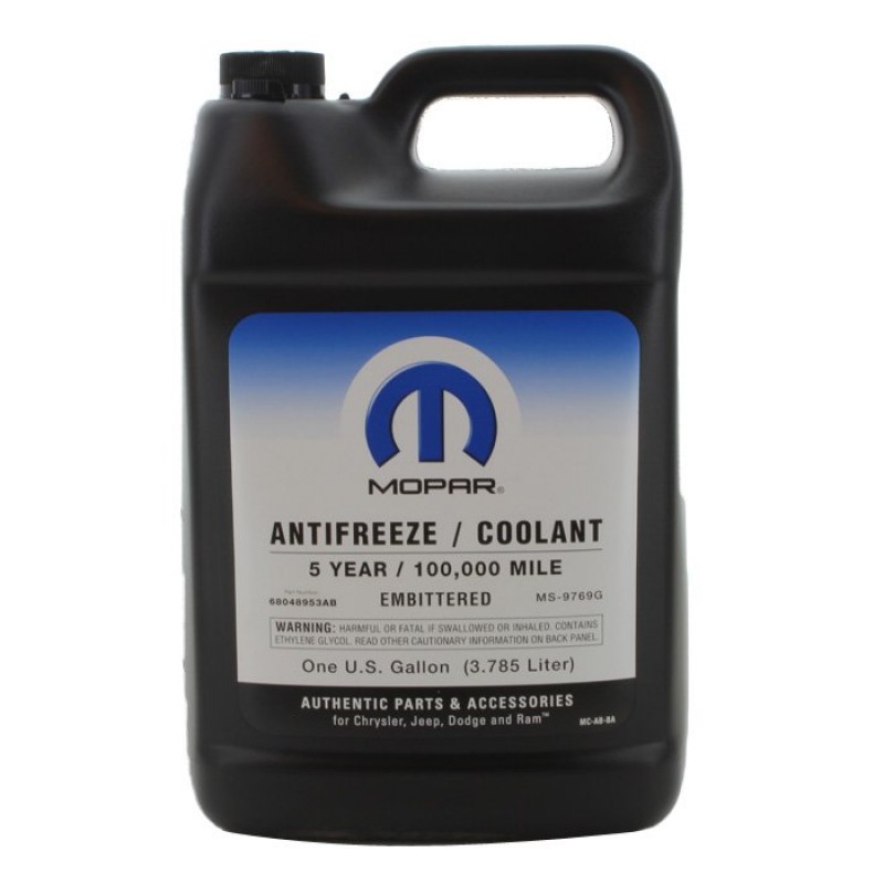 MOPAR Antifreeze/Coolant 5 Year/100,000 Mile Formula - 1 Gallon Bottle