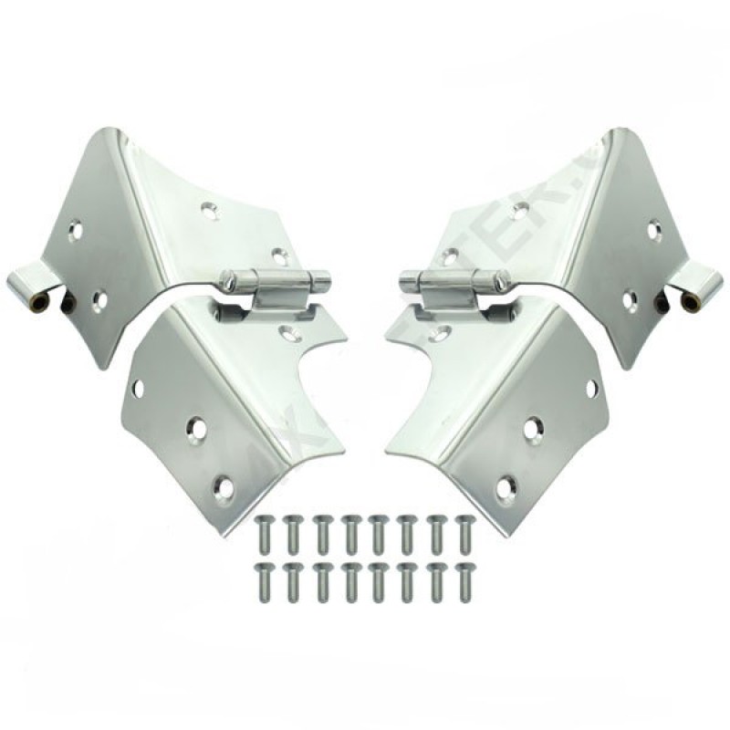 RT Off-Road Windshield Hinge Set - Stainless Steel
