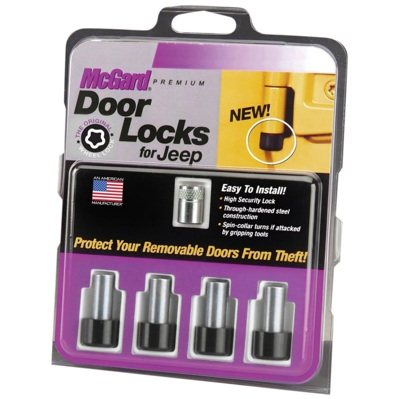 McGard Door Hinge Lock Set for JLU - 4-Piece