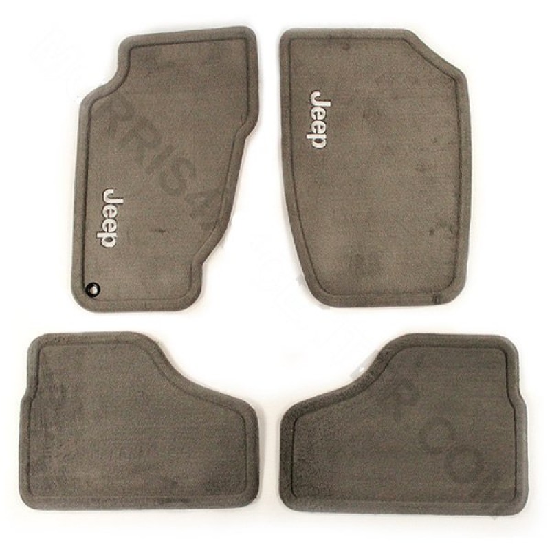 MOPAR Production Style Carpet Floor Mat Kit, Dark Taupe - 4 Piece