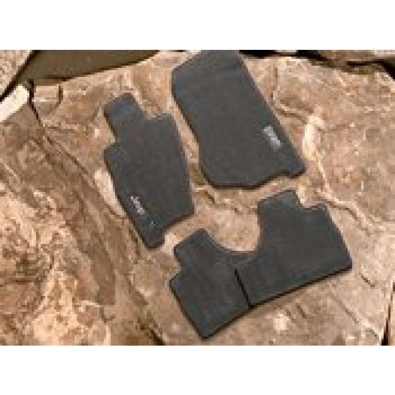 MOPAR Premium Carpet Floor Mats with Jeep Logo, Complete Set of 4, Dark Khaki