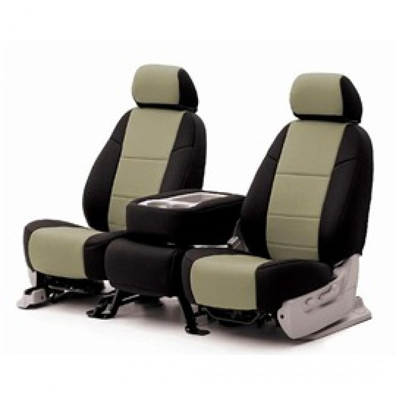 Coverking Rear Seat Cover Neoprene Tan/Black