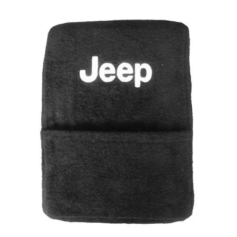 Console Cover - Terry Cloth (with Sleeve Pocket & Embroidered JEEP logo)