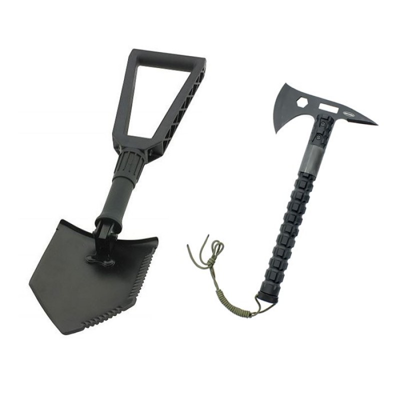 Smittybilt Survival Kit - Trail Axe with RUT Shovel