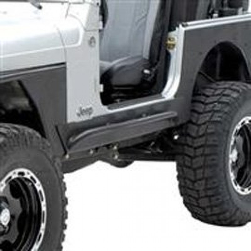Smittybilt Xrc Armor Rock Sliders With Step Bar Textured Black