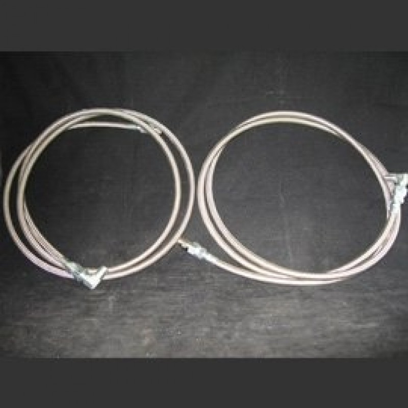 Advance Adapters Stainless Flexible Transmission Cooler Lines, 4L60 And 700R4 Automatic Transmissions - Pair