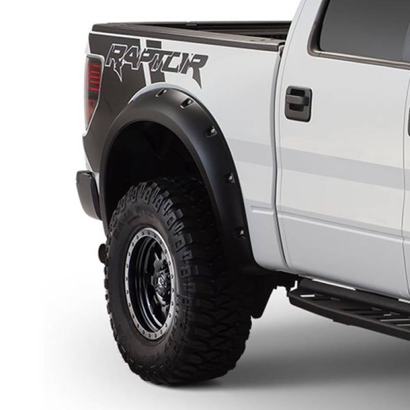 Bushwacker Pocket Style Rear Fender Flares, Black - Pair
