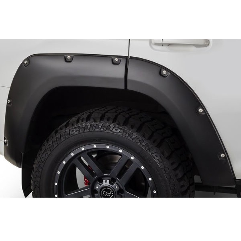 Bushwacker Pocket Style Rear Fender Flares, Black - Pair