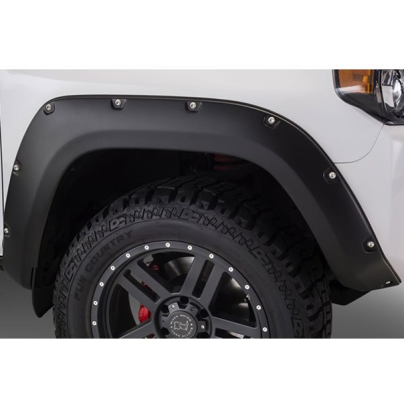 Bushwacker Pocket Style Front Fender Flares, Black - Pair