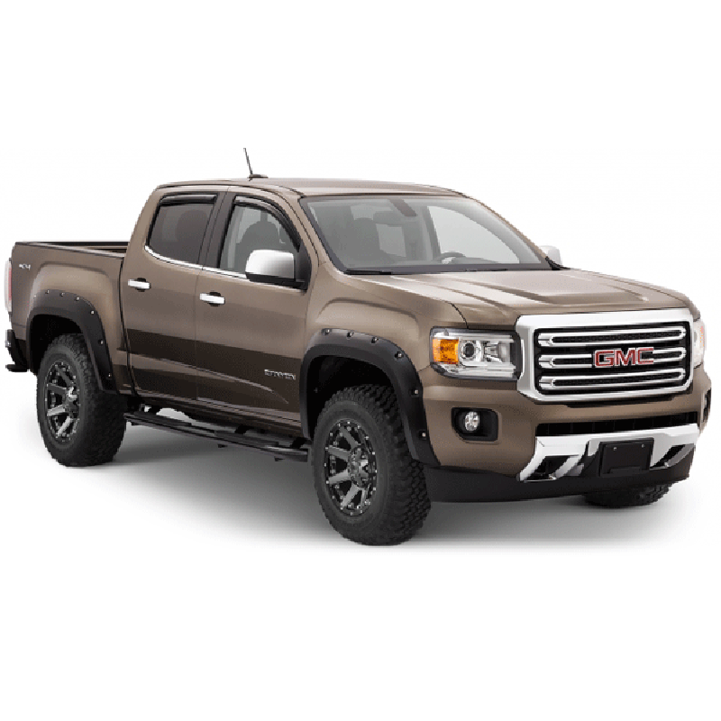 Bushwacker Pocket Style Fender Flares, OE Matte Black - Set of 4